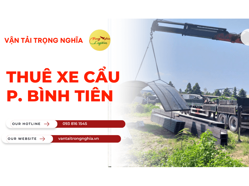 thuê xe cẩu Phường Bình Tiên