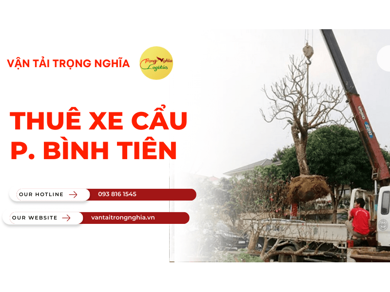 cho thuê xe cẩu Phường Bình Tiên