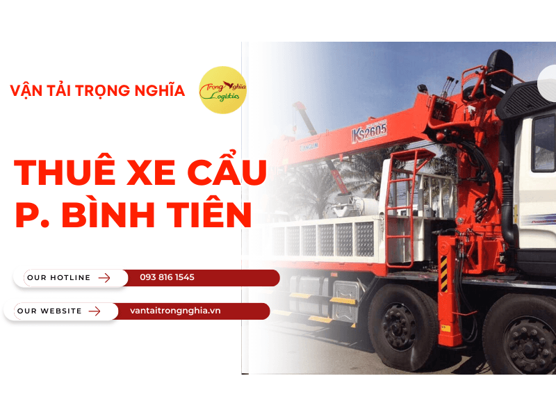 cho thuê xe cẩu Phường Bình Tiên