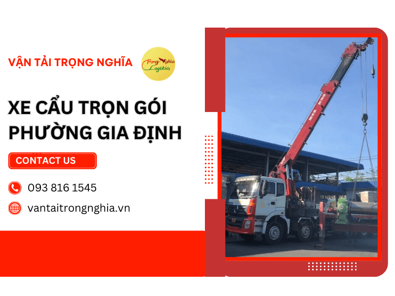 thuê xe cẩu trọn gói Phường Gia Định