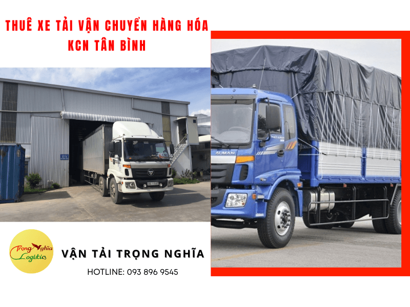 xe tải vận chuyển hàng hóa KCN Tân Bình